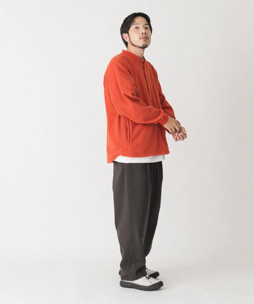 EKAL（エカル）の「『UR TECH』 フリースプルオーバー（Tシャツ/カットソー・メンズ・オレンジ/ベージュ系その他/ブラック・LARGE/MEDIUM）」の21枚目の写真