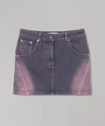 MARINE SERRE（マリーン・セル）の「MOON LASER DENIM MINI SKIRT WSK057A_2（スカート・レディース）」