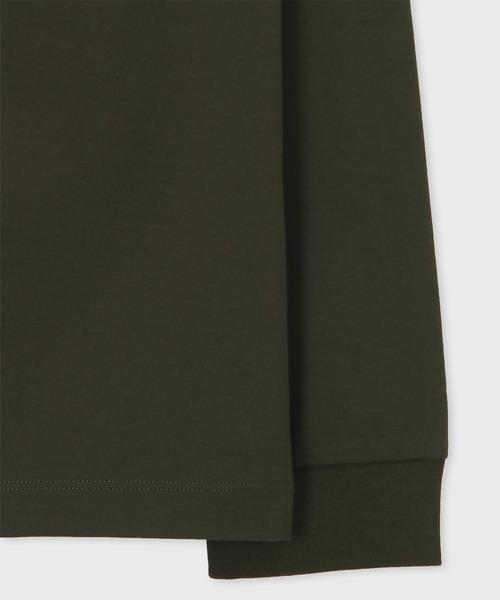 Paul Smith（ポールスミス）の「"Afterimage Logo" 長袖Tシャツ / 253502 049X（Tシャツ/カットソー・メンズ・ホワイト/ダークオリーブ/ブラック・X-LARGE/LARGE/MEDIUM/SMALL/XX-LARGE）」の5枚目の写真