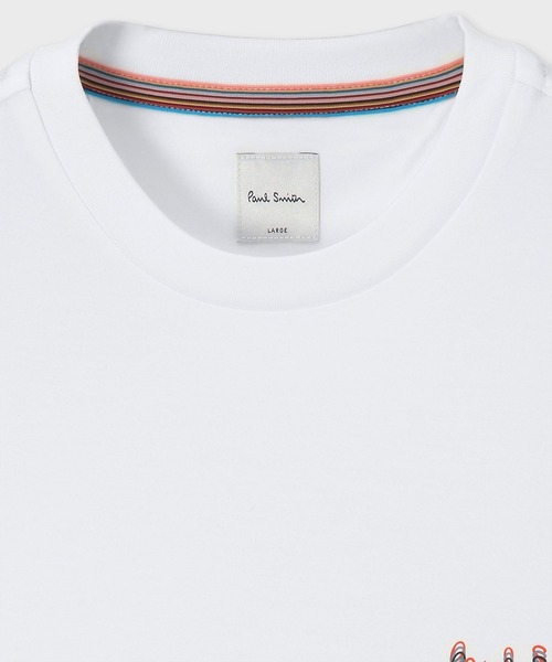 Paul Smith（ポールスミス）の「"Afterimage Logo" 長袖Tシャツ / 253502 049X（Tシャツ/カットソー・メンズ・ホワイト/ダークオリーブ/ブラック・X-LARGE/LARGE/MEDIUM/SMALL/XX-LARGE）」の7枚目の写真