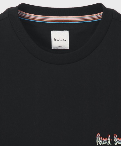 Paul Smith（ポールスミス）の「"Afterimage Logo" 長袖Tシャツ / 253502 049X（Tシャツ/カットソー・メンズ・ホワイト/ダークオリーブ/ブラック・X-LARGE/LARGE/MEDIUM/SMALL/XX-LARGE）」の10枚目の写真