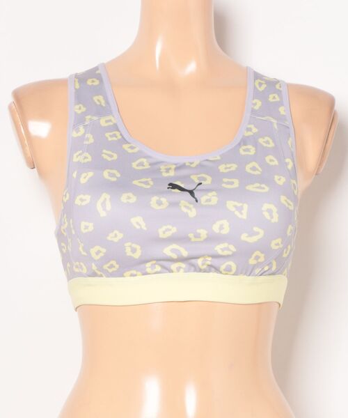 PUMA(プーマ)の「《PUMA》TRN EDGE ミッドサポートスポーツブラトップ(スポーツブラ・レディース・ブラック/ライラック・L/M/S)」の2枚目の写真