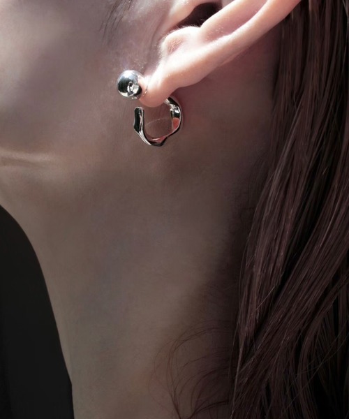 アート スクリュー ピアス (スモール/2P） / Art screw pierce (small