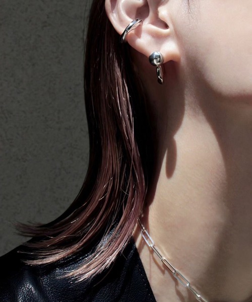 Soierie（ソワリー）の「アート スクリュー ピアス (スモール/2P） / Art screw pierce (small/2P)（ピアス（両耳用）・レディース・ゴールド系/ゴールド/シルバー/シルバー×ゴールド・FREE）」の10枚目の写真