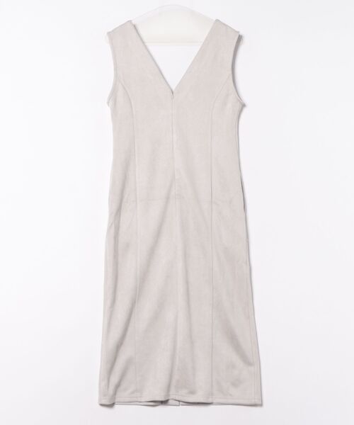 12Twelve Agenda（トゥエルブ　アジェンダ）の「フェイクスエード前釦ナロージャンスカ（ジャンパースカート・レディース・チャコールグレー/グレイッシュベージュ/キャメル・M）」の14枚目の写真