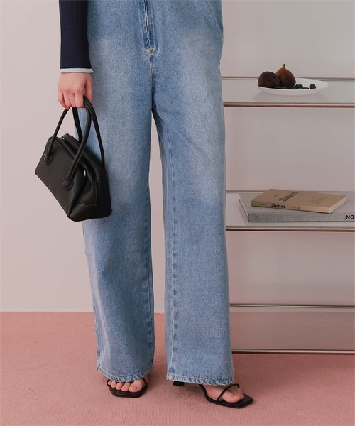 titivate(ティティベイト)の「フロントファスナーデザインデニムキャミソールサロペット(サロペット/オーバーオール・レディース・ベージュ/ブルー/ライトブルー・SP/L/M/S)」の18枚目の写真