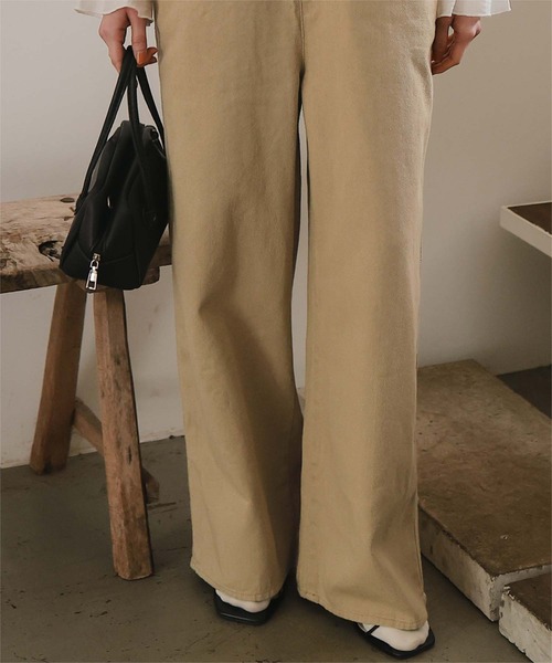 titivate(ティティベイト)の「フロントファスナーデザインデニムキャミソールサロペット(サロペット/オーバーオール・レディース・ベージュ/ブルー/ライトブルー・SP/L/M/S)」の9枚目の写真