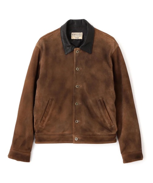 schott(Vbg)Schott/Vbg NEWBIE SUEDE LEATHER JACKET S[gU[ XG[hU[WPbg(C_[XWPbg)