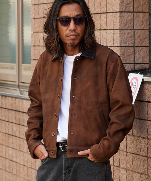 schott（ショット）の「Schott/ショット NEWBIE SUEDE LEATHER JACKET
