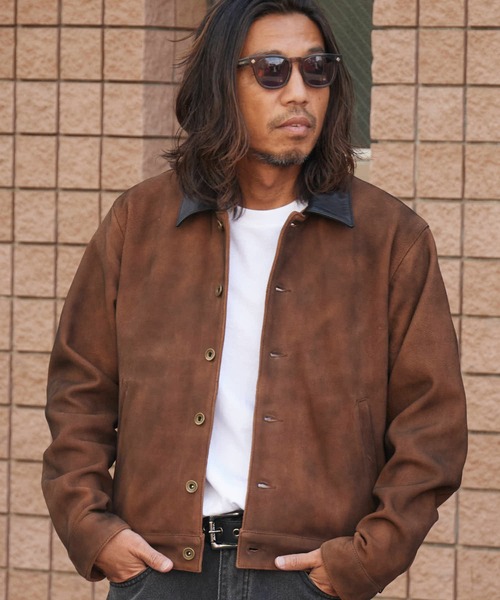 Schott/ショット NEWBIE SUEDE LEATHER JACKET ゴートレザー スエード
