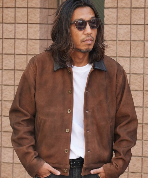 Schott/ショット NEWBIE SUEDE LEATHER JACKET ゴートレザー スエード