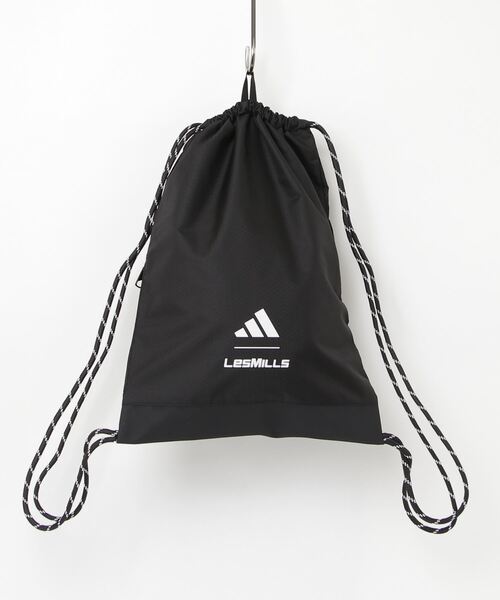 adidas(アディダス)の「adidas Training ジムサック LM / アディダス adidas(エコバッグ/サブバッグ・メンズ・ブラック・FREE)」の5枚目の写真