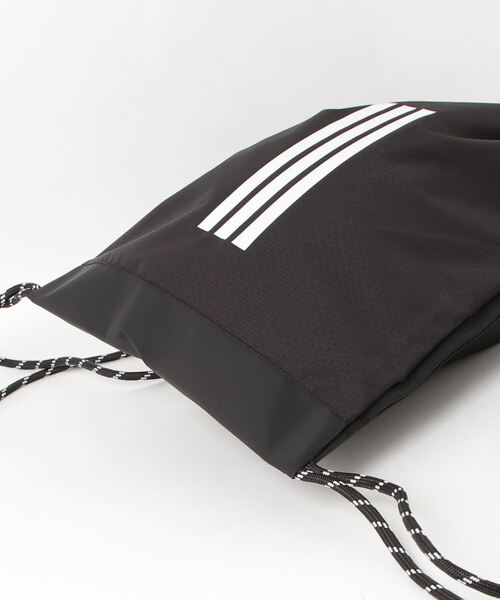 adidas(アディダス)の「adidas Training ジムサック LM / アディダス adidas(エコバッグ/サブバッグ・メンズ・ブラック・FREE)」の6枚目の写真