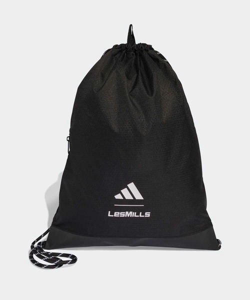 adidas(アディダス)の「adidas Training ジムサック LM / アディダス adidas(エコバッグ/サブバッグ・メンズ・ブラック・FREE)」の2枚目の写真