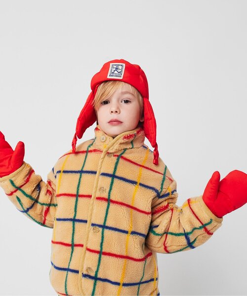 BOBO CHOSES（ボボショーズ）の「Mr Pencil chapka【キッズ】（ハット・キッズ・レッド・52/54）」の2枚目の写真