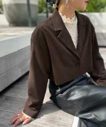 アダム エ ロペ　チェック柄ブルゾン ADAM ET ROPE'（アダムエロペ）の「Geometric ガンクラブ