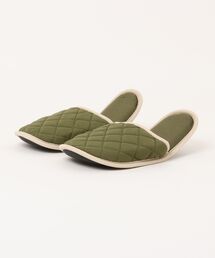 FOUND GOOD（ファウンドグッド）の「折り畳みキルトスリッパ（ルームシューズ/スリッパ）」
