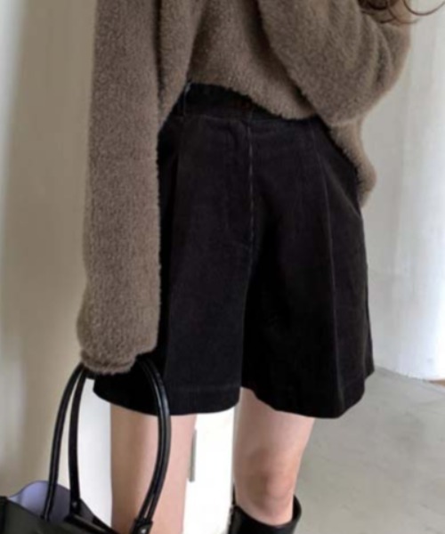 FREE STYLISTS(フリー スタイリスト)の「YUGA_YGMC Corduroy wide short pants(その他パンツ・レディース・ブラウン/ブラック・L/M)」の16枚目の写真