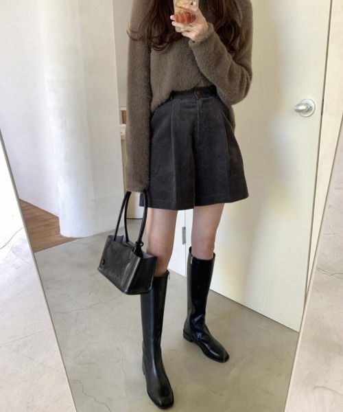 FREE STYLISTS(フリー スタイリスト)の「YUGA_YGMC Corduroy wide short pants(その他パンツ・レディース・ブラウン/ブラック・L/M)」の19枚目の写真
