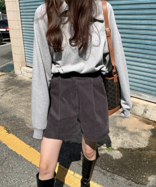 FREE STYLISTS(フリー スタイリスト)の「YUGA_YGMC Corduroy wide short pants(その他パンツ・レディース・ブラウン/ブラック・L/M)」の21枚目の写真