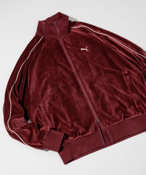 PUMA/プーマ 別注 Velour Track Jacket（ブルゾン）｜PUMA（プーマ）の