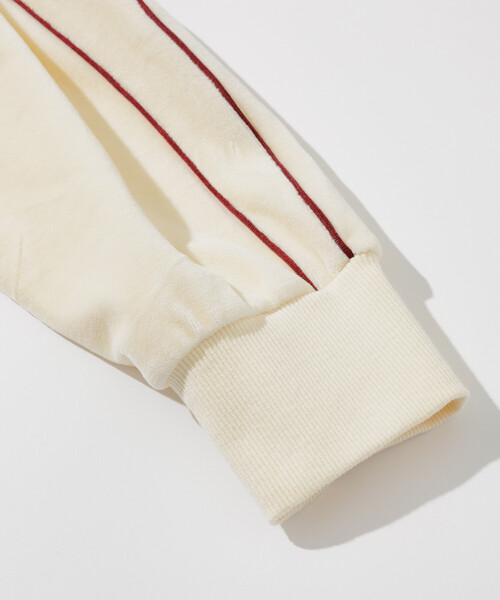 PUMA（プーマ）の「PUMA/プーマ 別注 Velour Track Jacket（ブルゾン・メンズ・オフホワイト/ワインレッド・X-LARGE/MEDIUM/LARGE）」の11枚目の写真