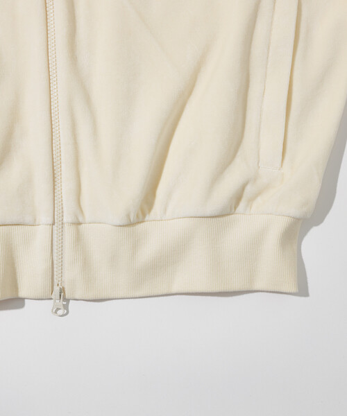 PUMA（プーマ）の「PUMA/プーマ 別注 Velour Track Jacket（ブルゾン・メンズ・オフホワイト/ワインレッド・X-LARGE/MEDIUM/LARGE）」の7枚目の写真