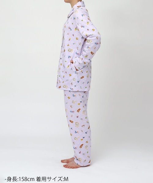 セール】あったか パジャマ 長袖 長ズボン（ルームウェア/パジャマ