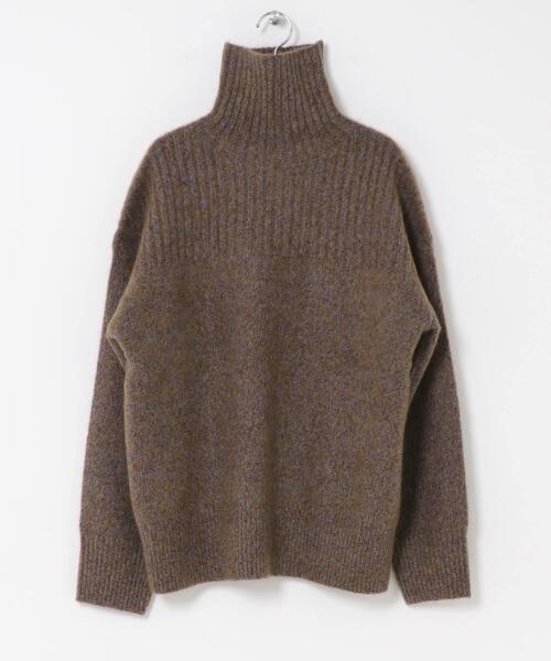 URBAN RESEARCH（アーバンリサーチ）の「new basic　CASHMERE SILK MOULINE TURTLE-NECK KNIT（ニット/セーター・レディース・ブラウン系その他/グレー系その他・FREE）」の10枚目の写真