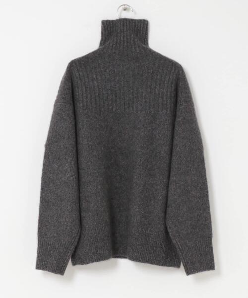 URBAN RESEARCH（アーバンリサーチ）の「new basic　CASHMERE SILK MOULINE TURTLE-NECK KNIT（ニット/セーター・レディース・ブラウン系その他/グレー系その他・FREE）」の13枚目の写真