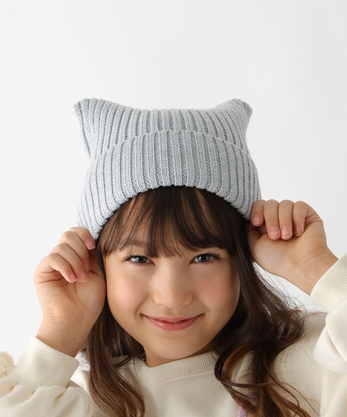 ラメ猫耳ワッチ/599736（ニットキャップ/ビーニー）｜GLOBAL WORK
