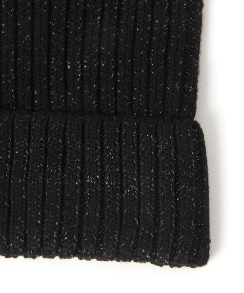 GLOBAL WORK(グローバルワーク)の「ラメ猫耳ワッチ/599736(ニットキャップ/ビーニー・キッズ・ブラック/グレー・FREE)」の9枚目の写真