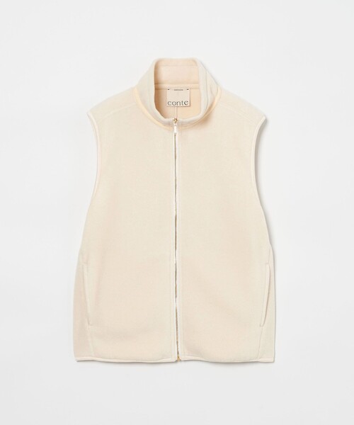 セール】＜conte＞フリース ジップ ベスト（ベスト）｜conte（コンテ
