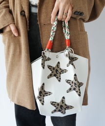 Jelly moo（ジェリームー）の「【 Jelly moo / ジェリームー 】 ニッチデザイン ニット ロープ ハンドバッグ（ハンドバッグ）」