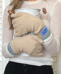 Vipoa（ヴィポア）の「Urban logo wool knit gloves（手袋）」