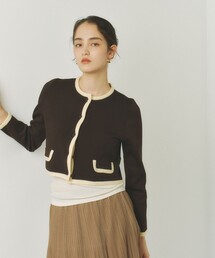 リブニット」に該当するノーカラージャケットファッション通販 - ZOZOTOWN