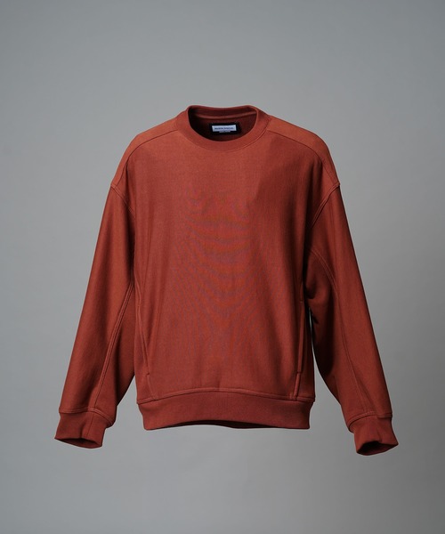 MAISON SPECIAL（メゾンスペシャル）の「《UNISEX》Prime-Over Crew Neck Pullover Sweatshirt/プライムオーバークルーネックプルオーバースウェット【MAISON SPECIAL/メゾンスペシャル】（スウェット・メンズ・グレー/ブラック/ブラウン/ピンク・0/1/2）」の11枚目の写真