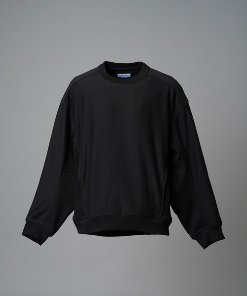 MAISON SPECIAL（メゾンスペシャル）の「《UNISEX》Prime-Over Crew Neck Pullover Sweatshirt/プライムオーバークルーネックプルオーバースウェット【MAISON SPECIAL/メゾンスペシャル】（スウェット・メンズ・グレー/ブラック/ブラウン/ピンク・0/1/2）」の13枚目の写真
