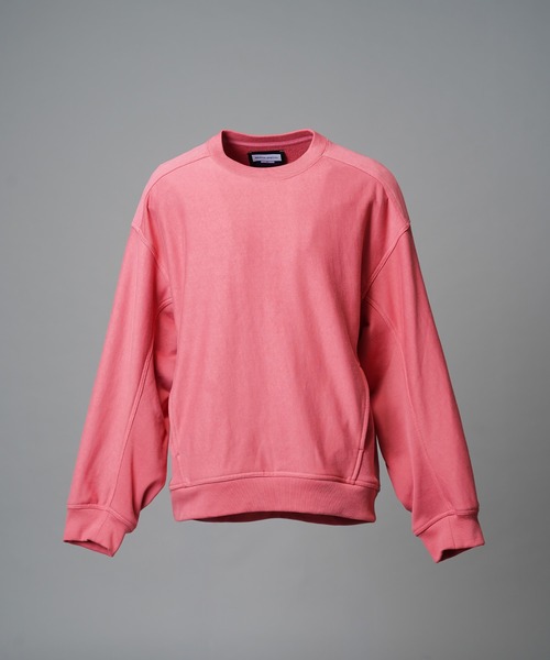 MAISON SPECIAL（メゾンスペシャル）の「《UNISEX》Prime-Over Crew Neck Pullover Sweatshirt/プライムオーバークルーネックプルオーバースウェット【MAISON SPECIAL/メゾンスペシャル】（スウェット・メンズ・グレー/ブラック/ブラウン/ピンク・0/1/2）」の14枚目の写真