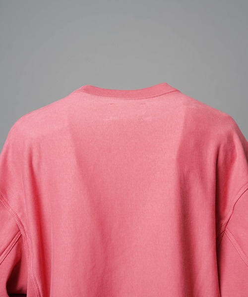 MAISON SPECIAL（メゾンスペシャル）の「《UNISEX》Prime-Over Crew Neck Pullover Sweatshirt/プライムオーバークルーネックプルオーバースウェット【MAISON SPECIAL/メゾンスペシャル】（スウェット・メンズ・グレー/ブラック/ブラウン/ピンク・0/1/2）」の20枚目の写真