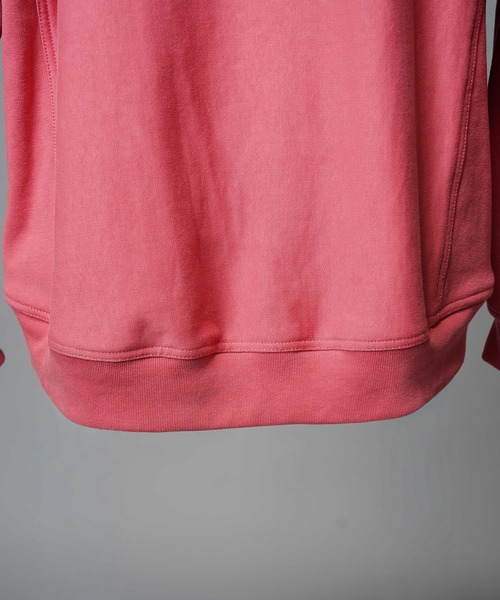 MAISON SPECIAL（メゾンスペシャル）の「《UNISEX》Prime-Over Crew Neck Pullover Sweatshirt/プライムオーバークルーネックプルオーバースウェット【MAISON SPECIAL/メゾンスペシャル】（スウェット・メンズ・グレー/ブラック/ブラウン/ピンク・0/1/2）」の21枚目の写真