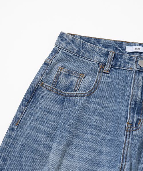 Millo Archive（ミロ アーカイブ）の「デニムバミューダパンツ[ライトブルー]（その他パンツ・メンズ・その他・SMALL/MEDIUM/LARGE/X-LARGE）」の3枚目の写真