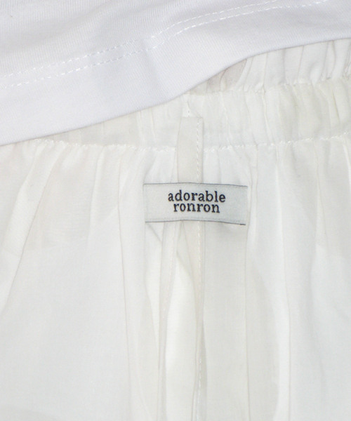 RONRON（ロンロン）の「AIRY DOT MINI SKIRT WHITE（スカート・レディース・その他・FREE）」の3枚目の写真