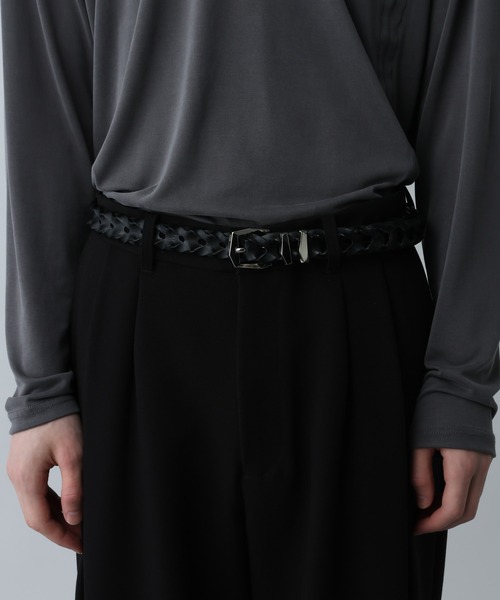 HARE(ハレ)の「RESHAPEロングベルト(HARE)(ベルト・メンズ・ブラック・FREE)」の2枚目の写真