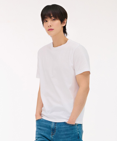 CHASECULT(チェイスカルト)の「共用2PACK半袖Tシャツ-ホワイト(Tシャツ/カットソー・レディース・ホワイト・115/90/100/110/85/95/105)」の3枚目の写真