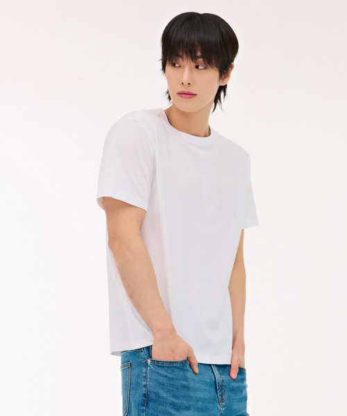 CHASECULT(チェイスカルト)の「共用2PACK半袖Tシャツ-ホワイト(Tシャツ/カットソー・レディース・ホワイト・115/90/100/110/85/95/105)」の4枚目の写真