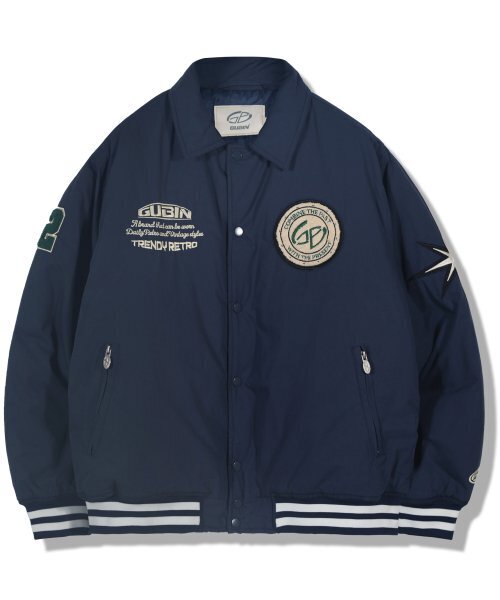 GUBIN(グビン)の「オーバーパッチブルゾンパディング - ブルー(ブルゾン・レディース・その他・MEDIUM/LARGE)」の1枚目の写真
