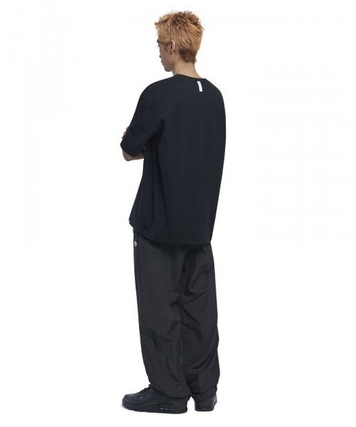 NOMANUAL(NOMANUAL)の「TWO TUCK NYLON PANTS - BLACK(スウェットパンツ・レディース・その他・SMALL/MEDIUM/LARGE)」の4枚目の写真
