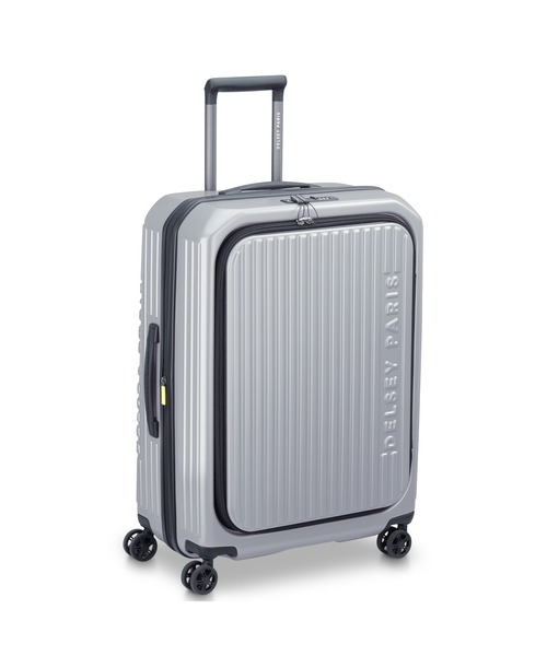 DELSEY PARIS(デルセーパリ)の「SECURITIME F/O 65 4DW EXP TR / M(スーツケース/キャリーバッグ・レディース・シルバー/ダークグリーン/スカイブルー/イエロー/ダークグレー・M)」の1枚目の写真