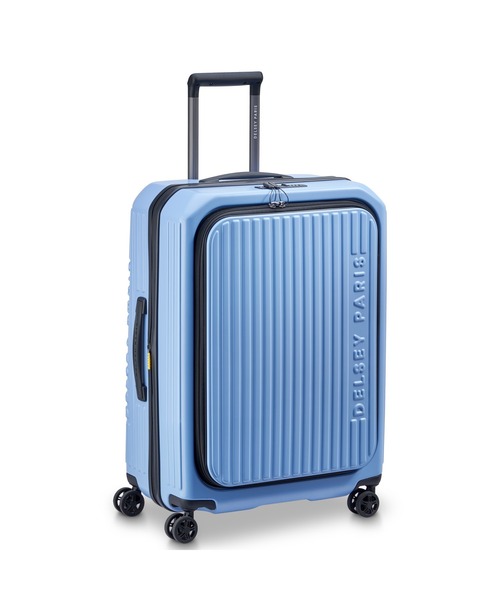 DELSEY PARIS(デルセーパリ)の「SECURITIME F/O 65 4DW EXP TR / M(スーツケース/キャリーバッグ・レディース・シルバー/ダークグリーン/スカイブルー/イエロー/ダークグレー・M)」の4枚目の写真